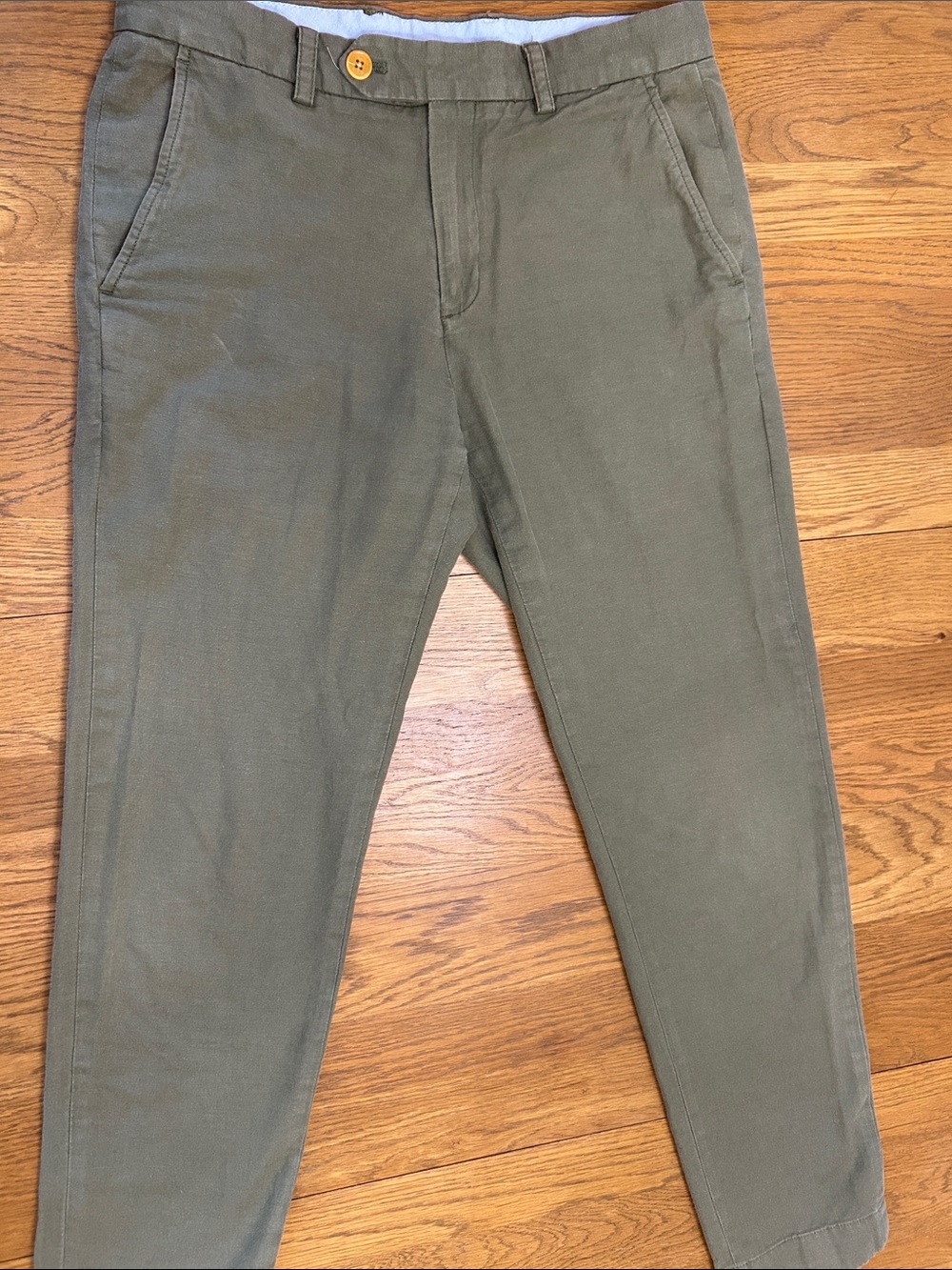 Brooks Brothers Olive Green Men's Chinos 32/32